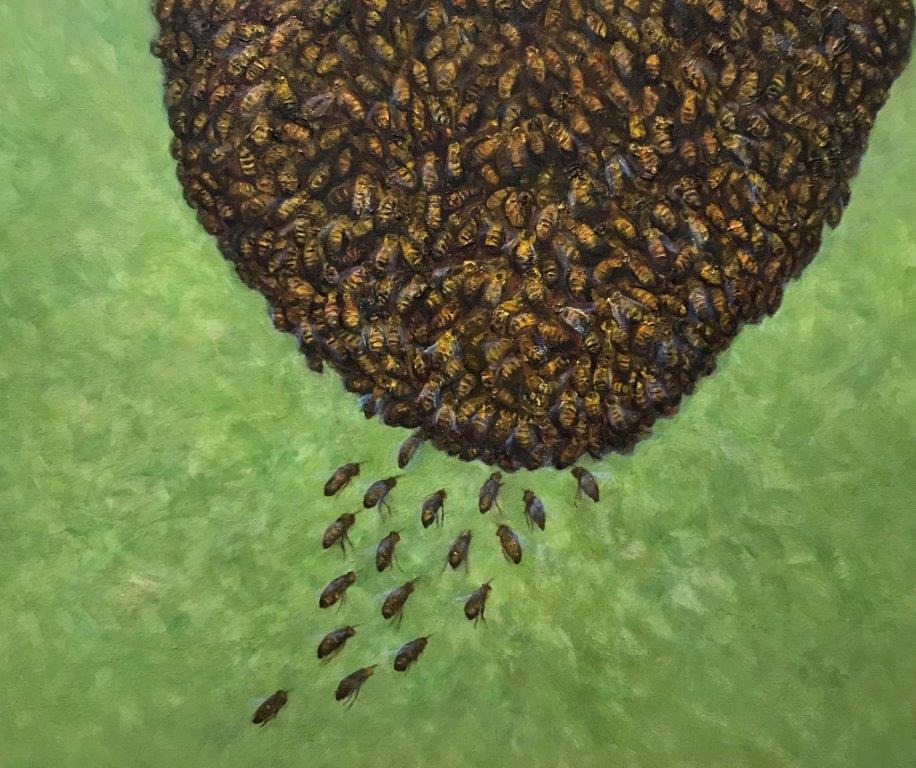 Honey Bees Sue Helmot Australian artist